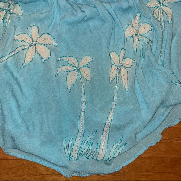 Blue sequinned cover-up - Picture 2 of 4